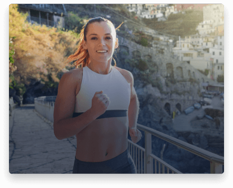iFit Trainer Tanya Poppett running in New Zealand.