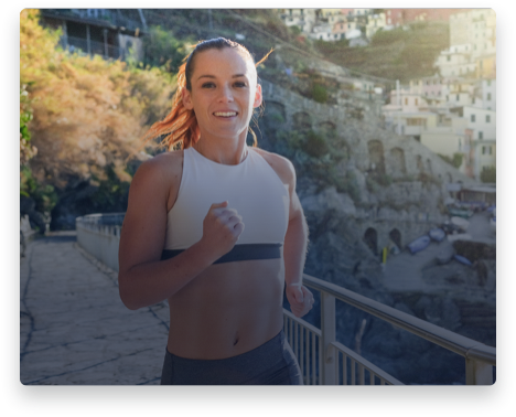 iFit Trainer Tanya Poppett running in New Zealand.
